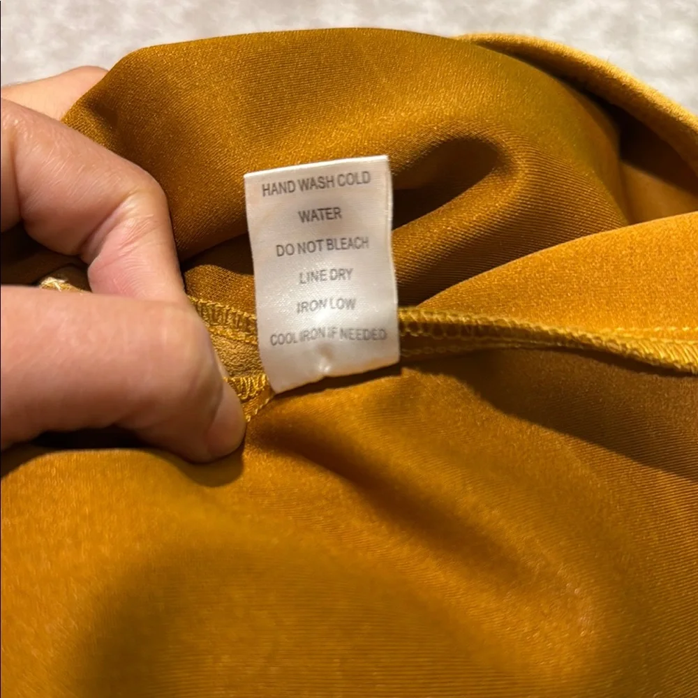 Hyfve Mustard Yellow Sleeveless Top